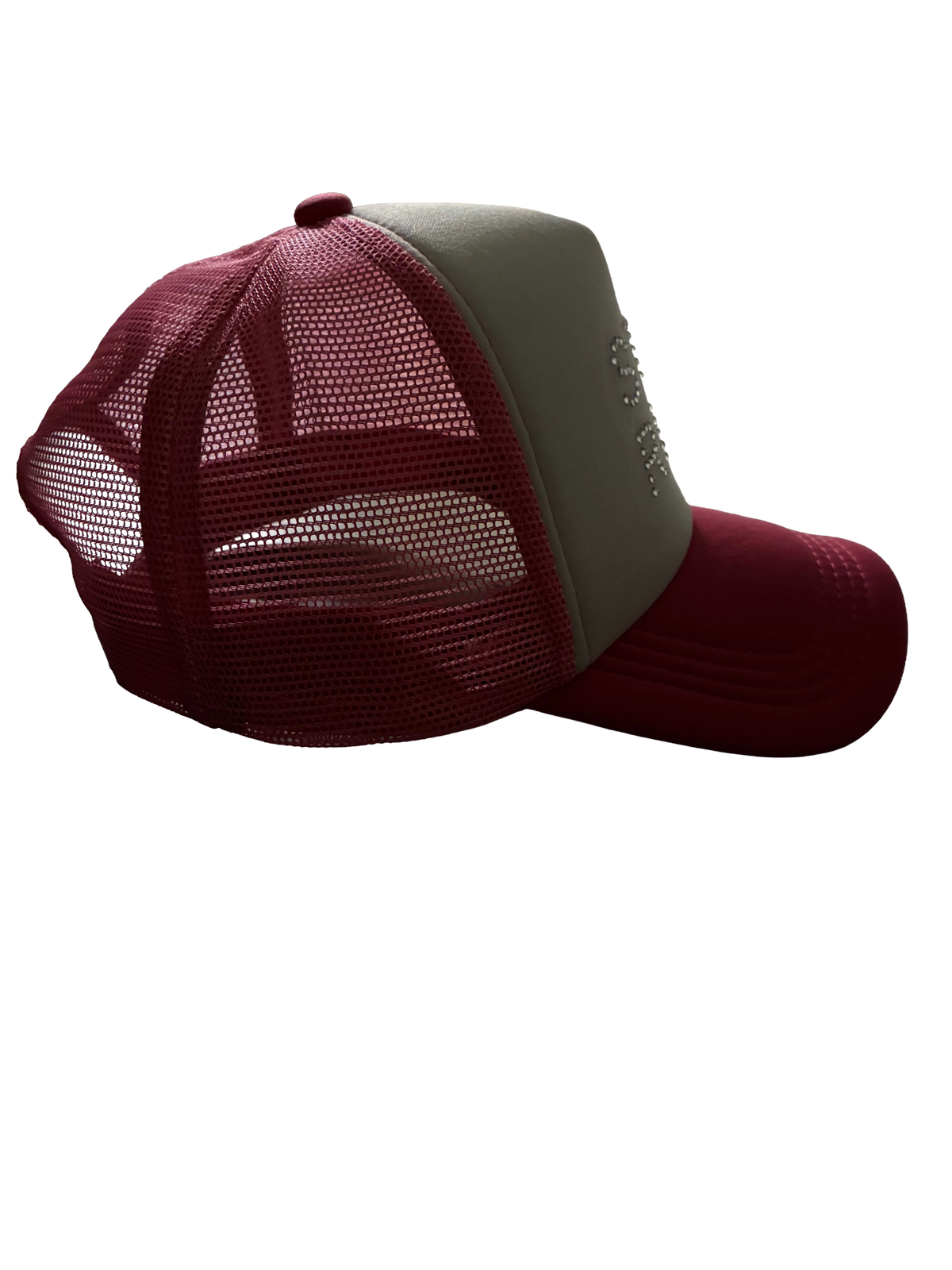 PINK AND WHITE RHINESTONE SNAPBACK