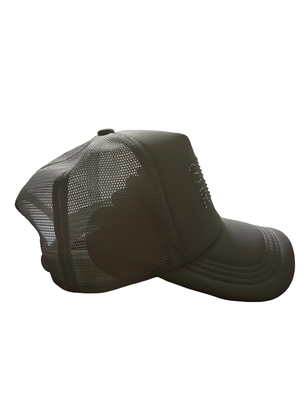 ALL WHITE RHINESTONE SNAPBACK
