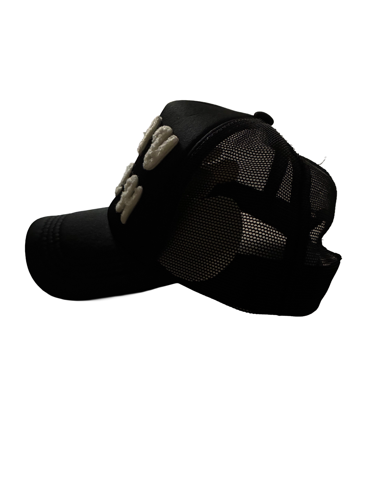 WHITE ON BLACK STAY RICH SNAPBACK